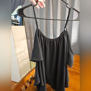 Sienna Sky Black Off-Shoulder Blouse